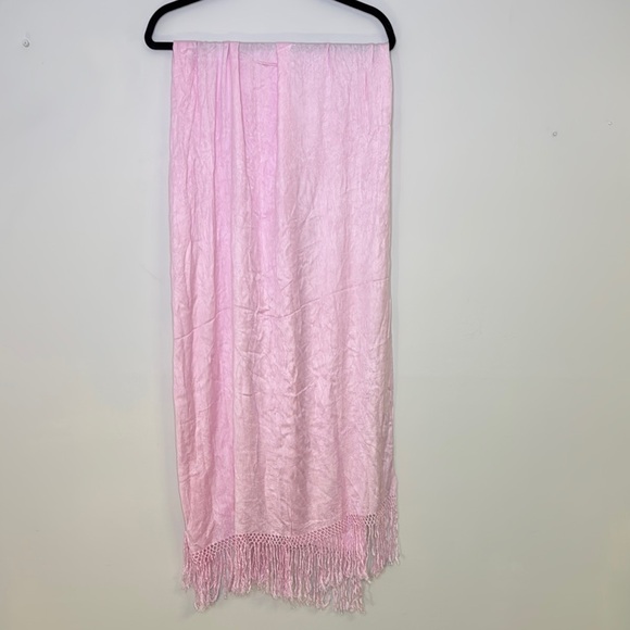 Theodora & Callum Accessories - Theodora & Callum Pink Shimmer Wrap
